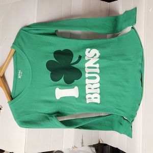 EUC GEAR FOR SPORTS I love Bruins Women's sz M Long sleeve Waffle shirt